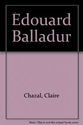 Couverture du produit · Édouard Balladur