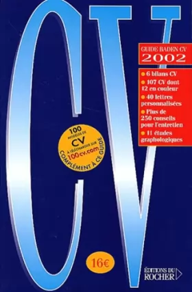 Couverture du produit · Guide Baden CV 2002