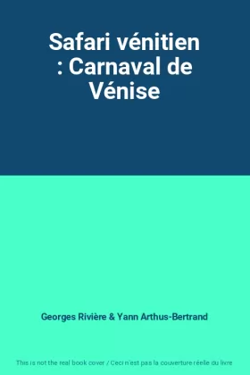 Couverture du produit · Safari vénitien : Carnaval de Vénise