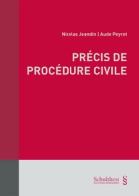 Couverture du produit · Précis de procédure civile