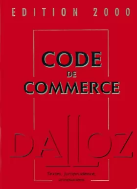 Couverture du produit · Code de commerce, 95e édition