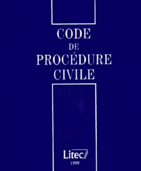Couverture du produit · Code de procedure civile 12ed.1999 (ancienne édition)