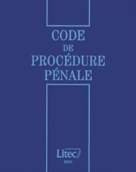 Couverture du produit · Code de procédure pénale, 12e édition (ancienne édition)