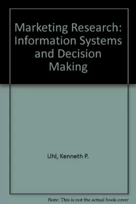 Couverture du produit · Marketing Research: Information Systems and Decision Making