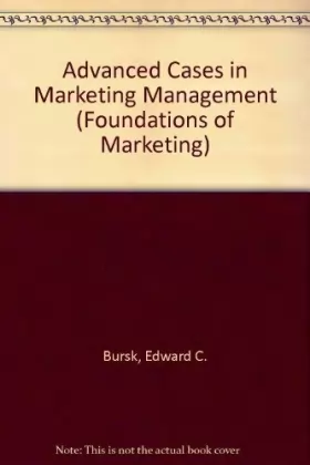 Couverture du produit · Advanced Cases in Marketing Management