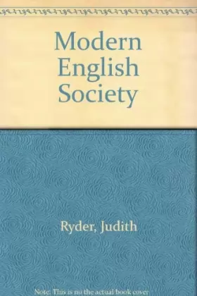 Couverture du produit · Modern English Society