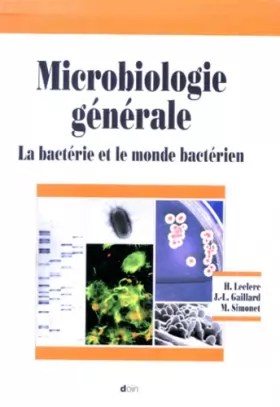 Couverture du produit · Microbiologie générale