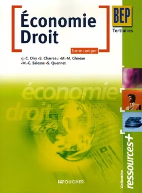 Couverture du produit · ECONOMIE DROIT 2EME/TERM BEP (Ancienne édition)