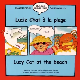 Couverture du produit · Lucie Chat a la Plage : Lucy Cat at the Beach