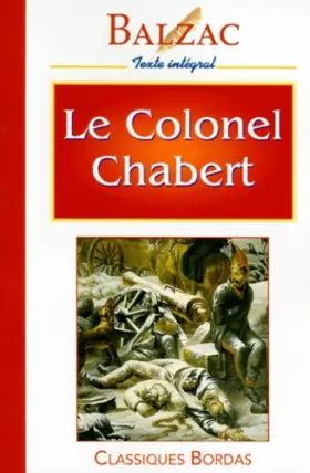 Couverture du produit · BALZAC/CB COLONEL CHABERT    (Ancienne Edition)