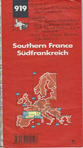 Couverture du produit · France sud. Carte numéro 919, 1/1000000