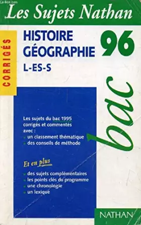 Couverture du produit · Bac 95-96 hist.geographie cor