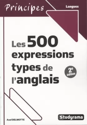 Couverture du produit · Les 500 expressions types de l'anglais