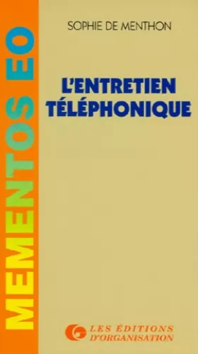 Couverture du produit · L'ENTRETIEN TELEPHONIQUE. 3ème édition 1997