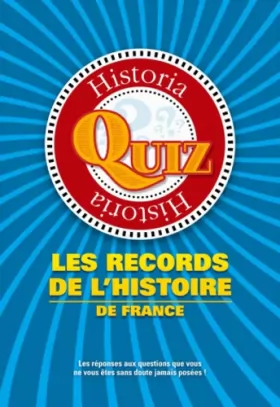 Couverture du produit · Les records de l'histoire de France