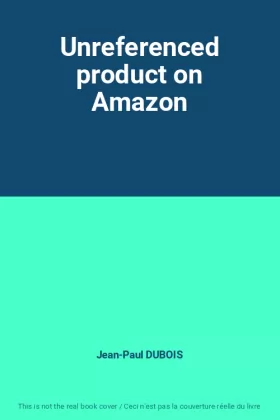 Couverture du produit · Unreferenced product on Amazon
