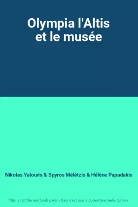 Couverture du produit · Olympia l'Altis et le musée