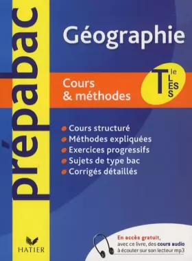 Couverture du produit · Géographie Tles L, ES, S : Cours et méthodes