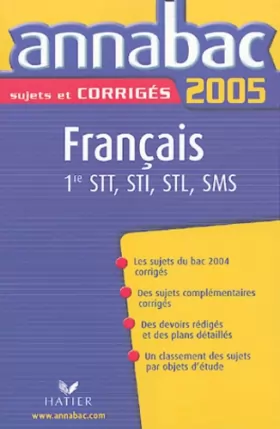 Couverture du produit · Français 1e séries technologiques STT, STI, STL, SMS