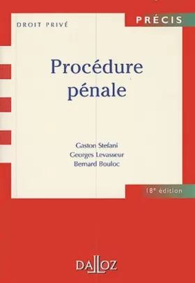Couverture du produit · Procédure pénale, 18e édition