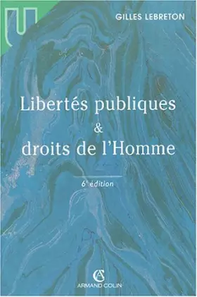 Couverture du produit · Libertés publiques et droits de l'homme