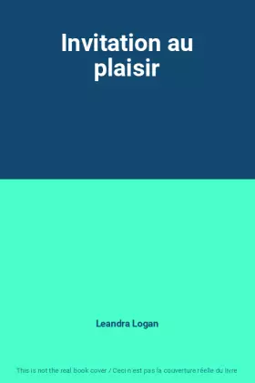 Couverture du produit · Invitation au plaisir
