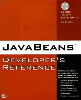 Couverture du produit · Java Beans Developer's Reference
