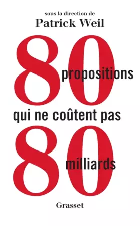 Couverture du produit · 80 propositions qui ne coûtent pas 80 milliards