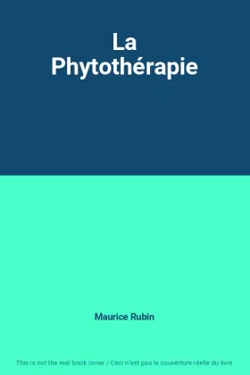 Couverture du produit · La Phytothérapie