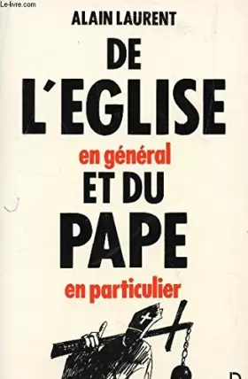 Couverture du produit · De l'Église en général et du pape en particulier