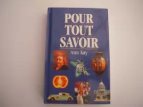 Couverture du produit · Pour Tout Savoir