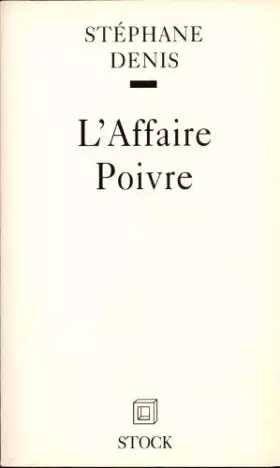 Couverture du produit · L'Affaire Poivre