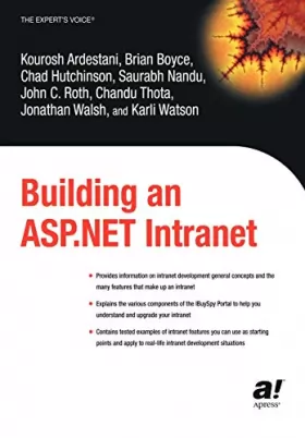 Couverture du produit · Building an Asp.Net Intranet
