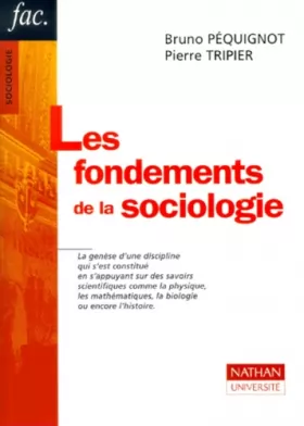 Couverture du produit · Les fondements de la sociologie