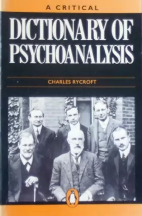 Couverture du produit · A Critical Dictionary of Psychoanalysis