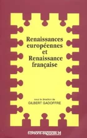 Couverture du produit · Renaissances européennes et Renaissance française
