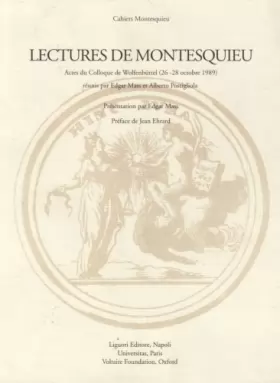 Couverture du produit · Lectures de Montesquieu: Actes du Colloque de Wolfen Buttel (26-28 Octobre 1989)