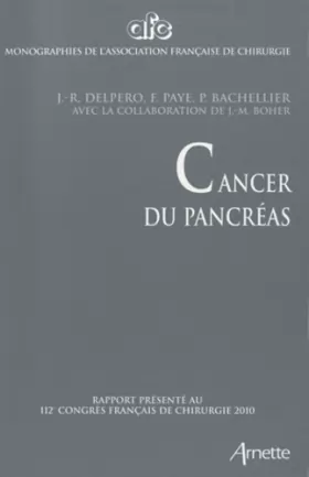 Couverture du produit · LE CANCER DU PANCREAS