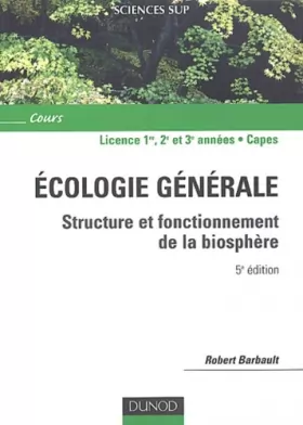 Couverture du produit · Ecologie générale : Structure et fonctionnement de la biosphère