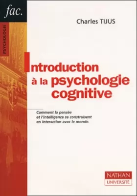 Couverture du produit · Introduction à la psychologie cognitive