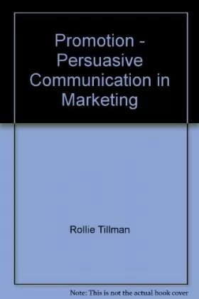 Couverture du produit · Promotion - Persuasive Communication in Marketing
