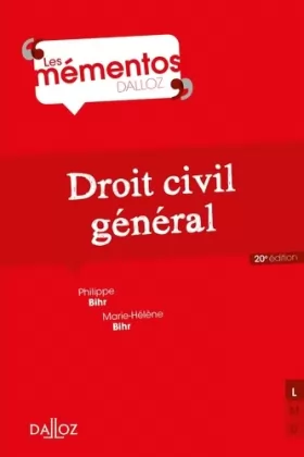 Couverture du produit · Droit civil général - 20e éd.