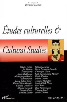 Couverture du produit · Etudes culturelles & Cultural Studies