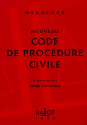 Couverture du produit · Mégacode de procédure civile, édition 1999