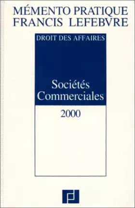 Couverture du produit · Mémento sociétés commerciale 2000