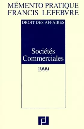 Couverture du produit · Sociétés commerciales : Edition 1999