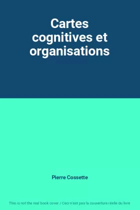 Couverture du produit · Cartes cognitives et organisations