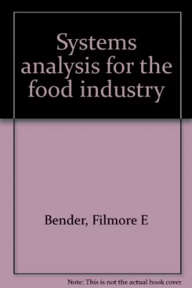 Couverture du produit · Systems analysis for the food industry