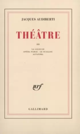 Couverture du produit · Théâtre (Tome 3)