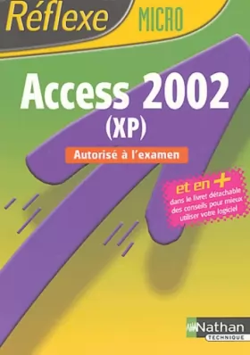 Couverture du produit · Access 2002 (XP)